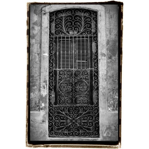 Past Elegance I Gold Ornate Wood Framed Art Print with Double Matting by DeNardo, Laura