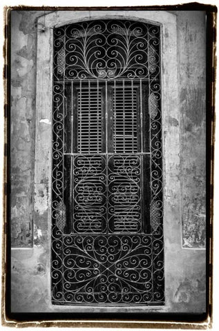 Past Elegance I White Modern Wood Framed Art Print with Double Matting by DeNardo, Laura