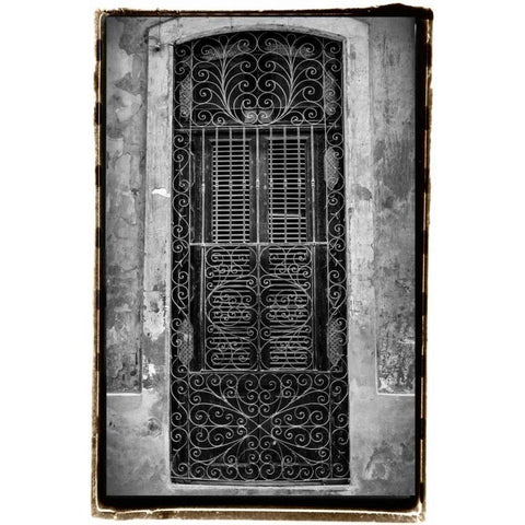 Past Elegance I Black Modern Wood Framed Art Print by DeNardo, Laura
