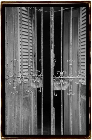 Past Elegance III White Modern Wood Framed Art Print with Double Matting by DeNardo, Laura