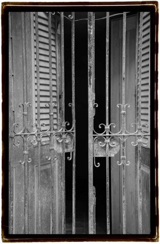 Past Elegance III White Modern Wood Framed Art Print with Double Matting by DeNardo, Laura