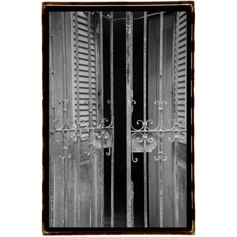 Past Elegance III Black Modern Wood Framed Art Print by DeNardo, Laura