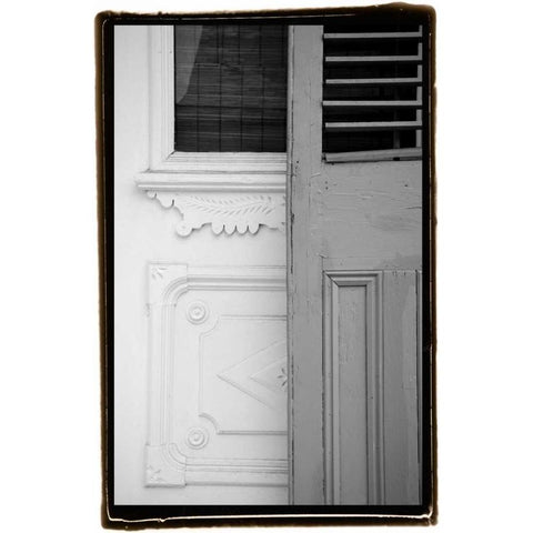 French Quarter Architecture I Black Modern Wood Framed Art Print by DeNardo, Laura