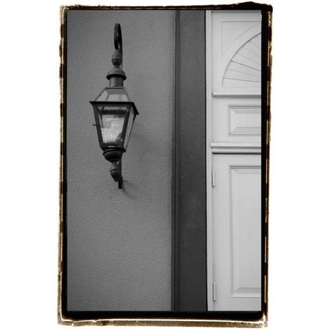 French Quarter Architecture II White Modern Wood Framed Art Print by DeNardo, Laura