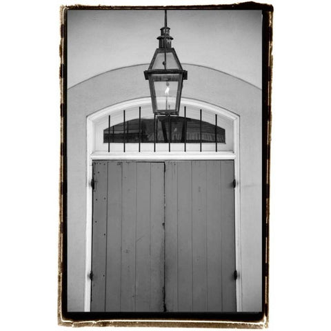 French Quarter Architecture V Black Modern Wood Framed Art Print by DeNardo, Laura