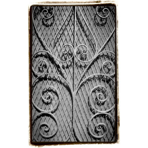 French Quarter Ironwork I Black Modern Wood Framed Art Print by DeNardo, Laura
