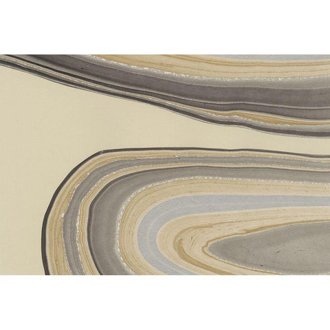 Cross Sections I Black Modern Wood Framed Art Print by Stramel, Renee W.
