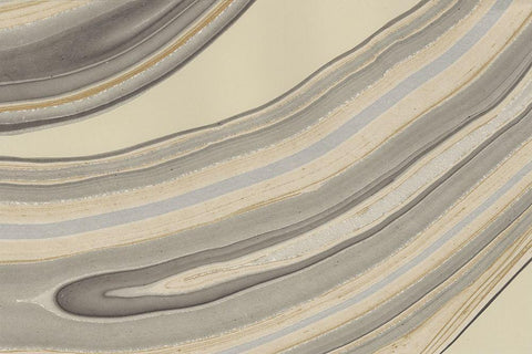 Cross Sections II White Modern Wood Framed Art Print with Double Matting by Stramel, Renee W.