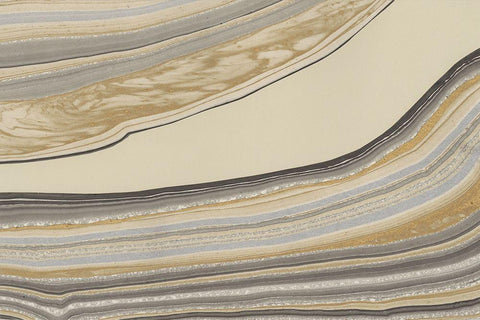 Cross Sections IV White Modern Wood Framed Art Print with Double Matting by Stramel, Renee W.