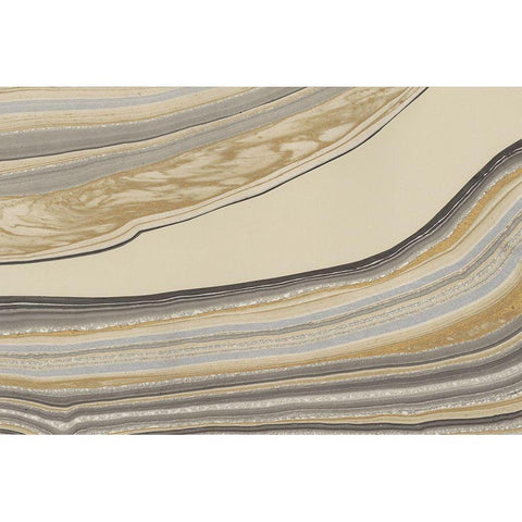 Cross Sections IV Black Modern Wood Framed Art Print by Stramel, Renee W.