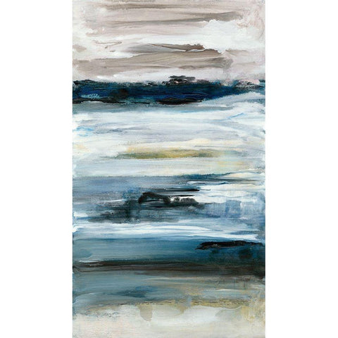 Purity II White Modern Wood Framed Art Print by Bramma, Lila
