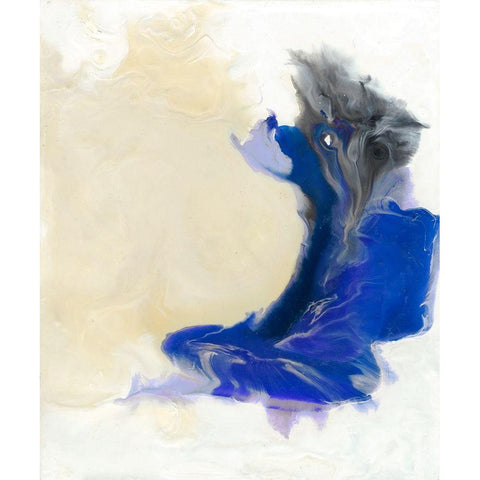 Love in Action I Black Modern Wood Framed Art Print with Double Matting by Bramma, Lila