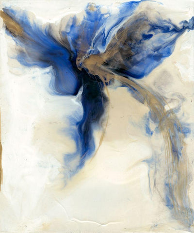 Love in Action III White Modern Wood Framed Art Print with Double Matting by Bramma, Lila