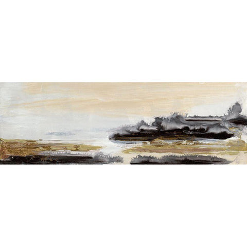 Silencio I White Modern Wood Framed Art Print by Bramma, Lila