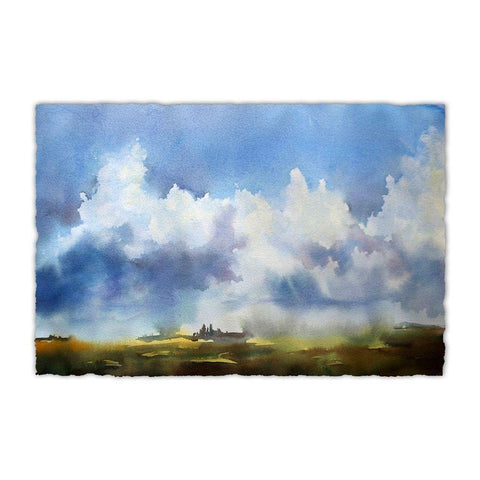Sky View IV Black Modern Wood Framed Art Print by McCreery, Paul