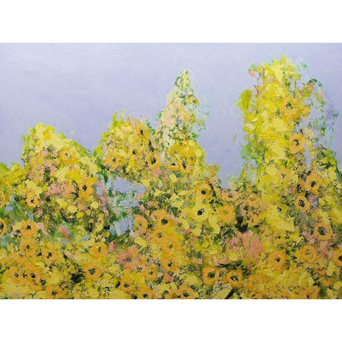 Clinging Vines White Modern Wood Framed Art Print by Friedlander, Allan