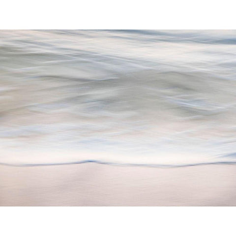 Calmness I Black Modern Wood Framed Art Print with Double Matting by Bane, Eva