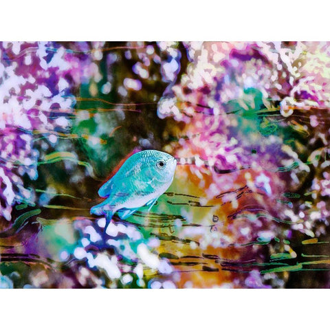 Vibrant Reef I Gold Ornate Wood Framed Art Print with Double Matting by Bane, Eva