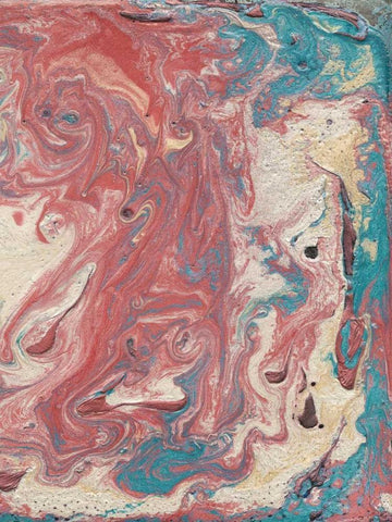 Marbled II White Modern Wood Framed Art Print with Double Matting by Ludwig, Alicia
