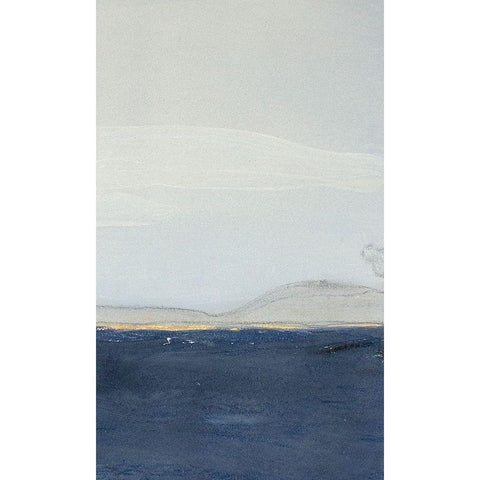 View to the Shore Diptych II Gold Ornate Wood Framed Art Print with Double Matting by Delamater, Rob