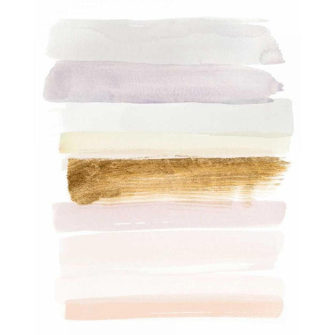 Pastel Sweep I White Modern Wood Framed Art Print by Popp, Grace