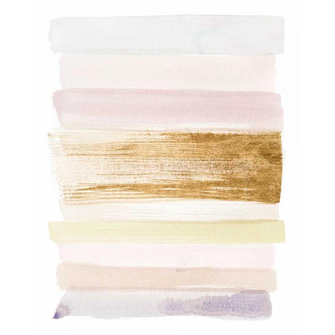 Pastel Sweep II White Modern Wood Framed Art Print by Popp, Grace