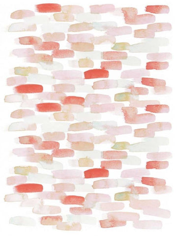 Candy Pattern IV White Modern Wood Framed Art Print with Double Matting by Popp, Grace