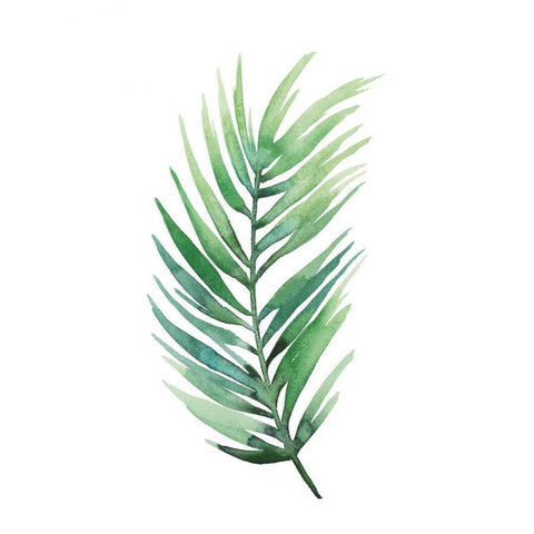 Untethered Palms I Black Modern Wood Framed Art Print with Double Matting by Popp, Grace