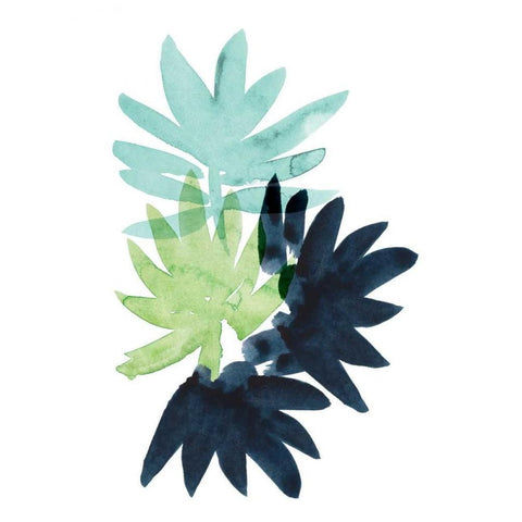 Untethered Palm II Black Modern Wood Framed Art Print by Popp, Grace