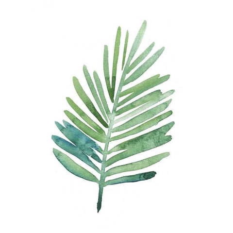 Untethered Palms V White Modern Wood Framed Art Print by Popp, Grace