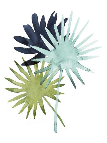 Untethered Palm VI Black Ornate Wood Framed Art Print with Double Matting by Popp, Grace