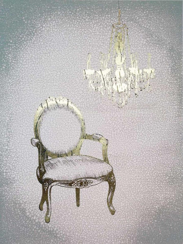 Gilded Furniture II Black Ornate Wood Framed Art Print with Double Matting by Popp, Grace