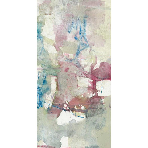 Swath of Color II Gold Ornate Wood Framed Art Print with Double Matting by Goldberger, Jennifer