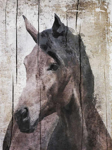 Le Muse I White Modern Wood Framed Art Print with Double Matting by Orlov, Irena