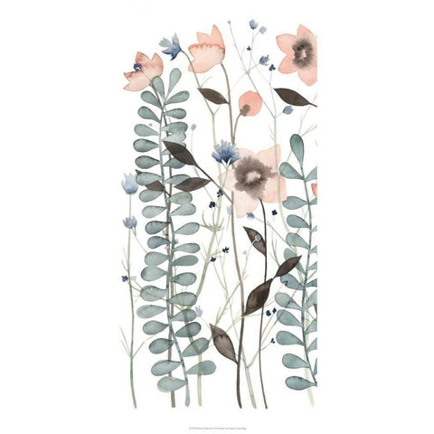 Ethereal Triptych I White Modern Wood Framed Art Print by Popp, Grace