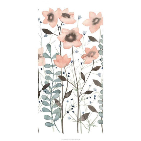 Ethereal Triptych II Black Modern Wood Framed Art Print by Popp, Grace