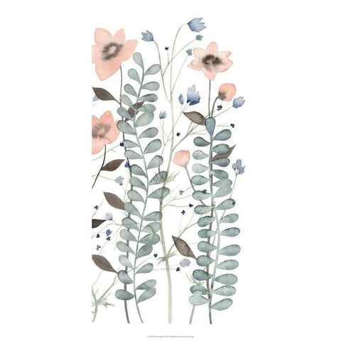 Ethereal Triptych III White Modern Wood Framed Art Print by Popp, Grace