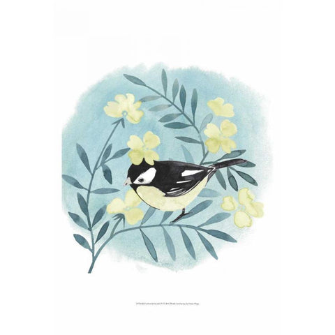 Feathered Friends IV Gold Ornate Wood Framed Art Print with Double Matting by Popp, Grace