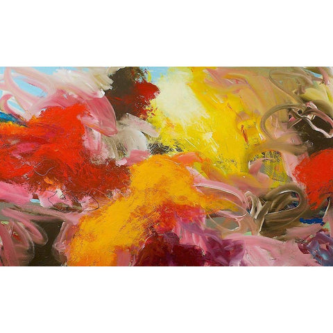 Morning Burst White Modern Wood Framed Art Print by Friedlander, Allan