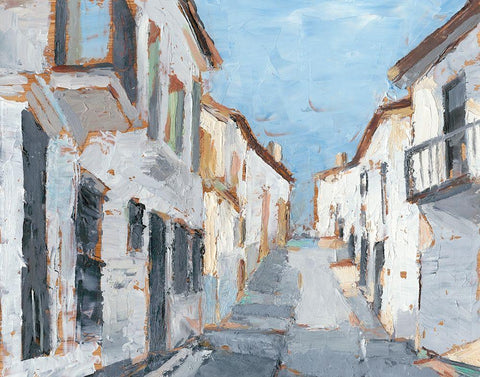 Sun-washed II Black Ornate Wood Framed Art Print with Double Matting by Harper, Ethan