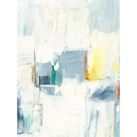 Rainy City I White Modern Wood Framed Art Print by Harper, Ethan