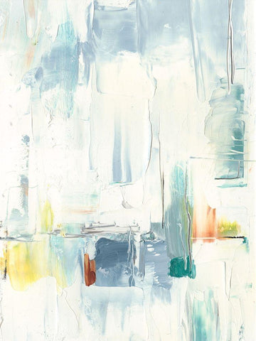 Rainy City II Black Ornate Wood Framed Art Print with Double Matting by Harper, Ethan