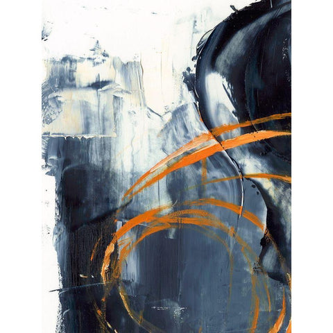 Orange Rind I Black Modern Wood Framed Art Print by Harper, Ethan