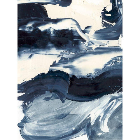 Wave Rider I White Modern Wood Framed Art Print by Harper, Ethan