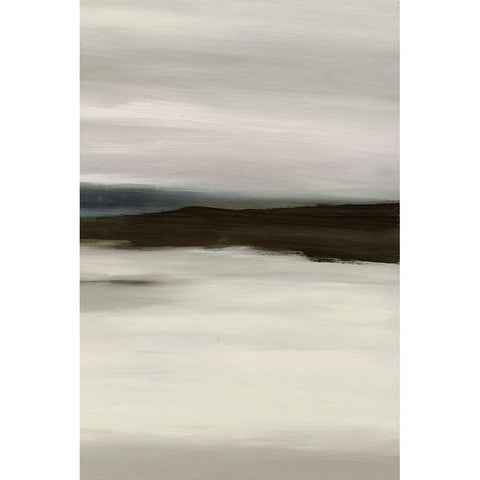 Vast Horizon II White Modern Wood Framed Art Print by Stellar Design Studio