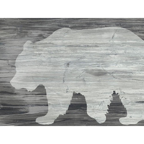 Vintage Plains Animals I Black Modern Wood Framed Art Print by Vess, June Erica