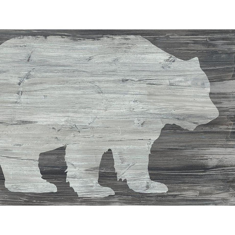 Vintage Plains Animals II Black Modern Wood Framed Art Print by Vess, June Erica