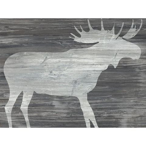 Vintage Plains Animals IV Black Modern Wood Framed Art Print with Double Matting by Vess, June Erica