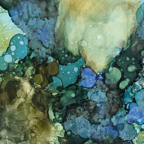 Sea Tangle I White Modern Wood Framed Art Print by Borges, Victoria