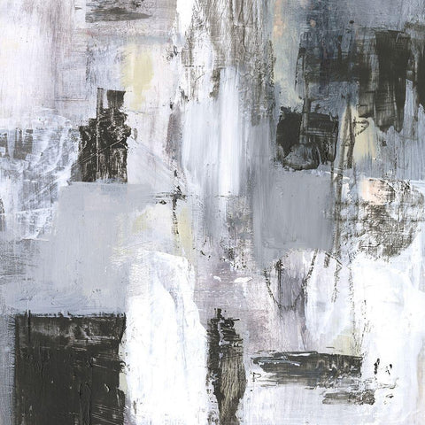 Cinder Composition II Gold Ornate Wood Framed Art Print with Double Matting by Borges, Victoria